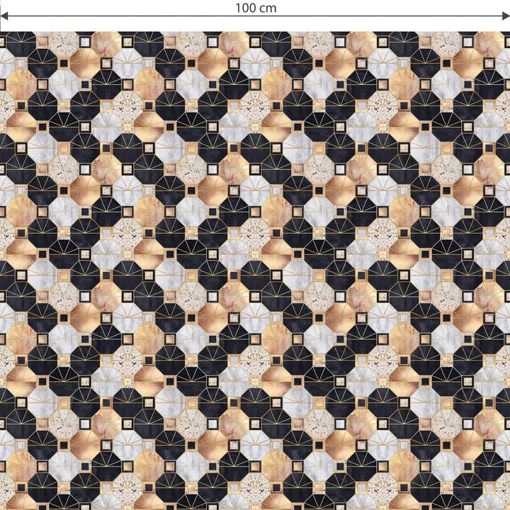 Image du produit Trenddeko Art déco : or et noir (100 x 200 cm)