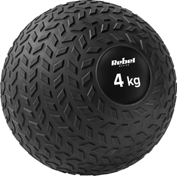 Produktbild Rebel Kleiner Rehabilitations-Medizinball Slam Ball 23cm 4kg ACTIVE