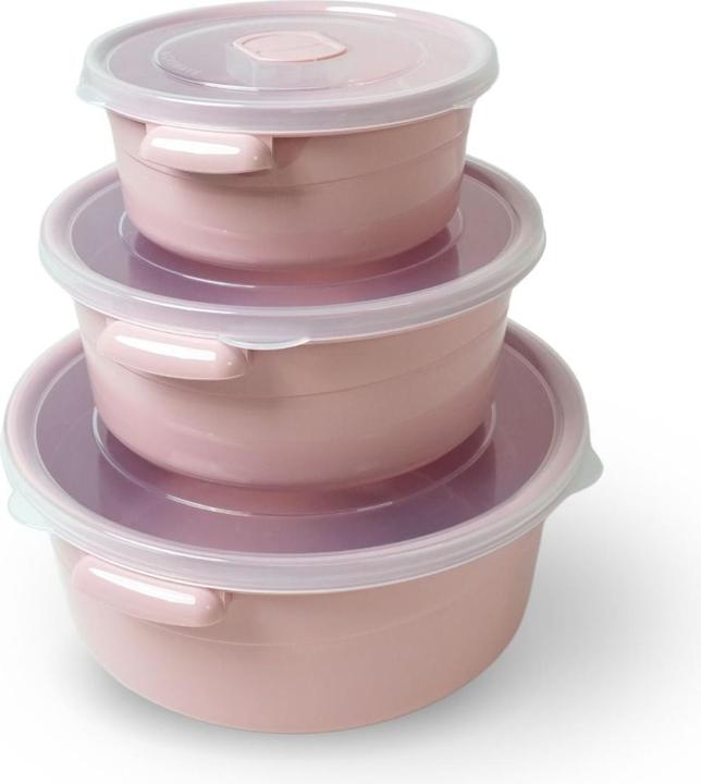 Actual product image Hobby 3er-Set Aufbewahrungsdosen Vorratsdosen Mikrowellendosen Gefrierdosen