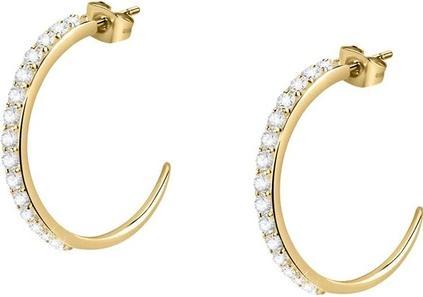 Morellato Shiny gold-plated round earrings Poetica SAUZ32 (L)