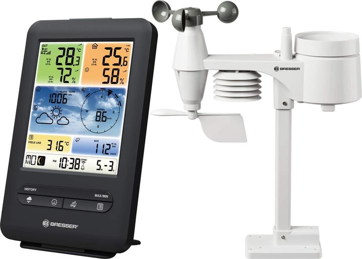 Produktbild Bresser Wetter Center 5-in-1 WLAN Profi-Sensor V