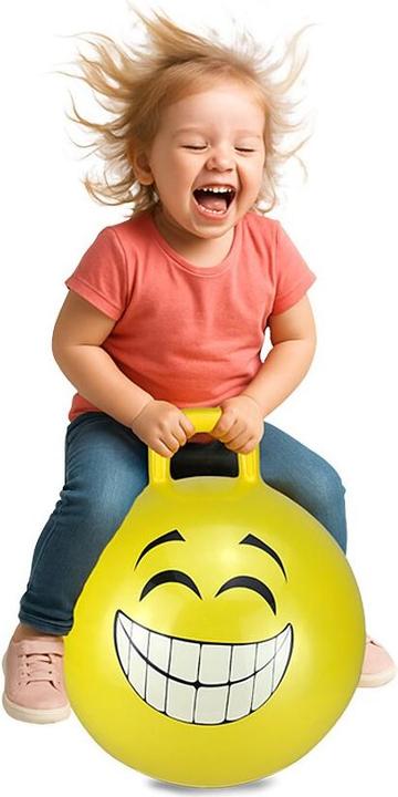 Immagine prodotto Jamara Hop Ball Smile - Palla a imbuto - Bambino/Ragazza - 1 anno(i) - Giallo - 407 g