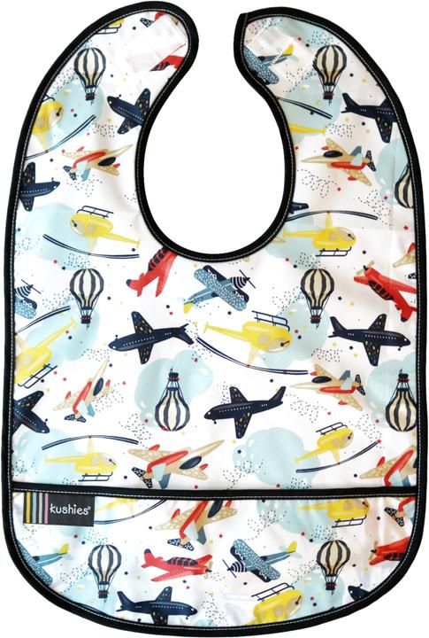 Kushies ohne Ärmel CleanBib, Flugzeuge (12 Monate)
