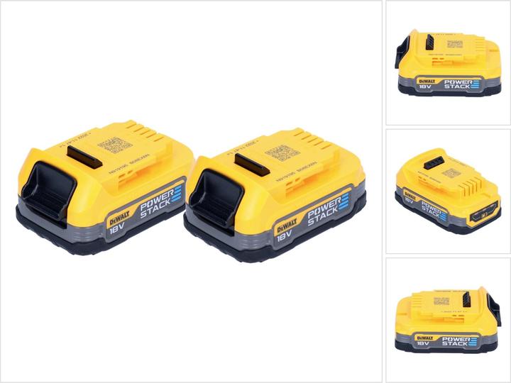 2 batterie da 18V 1.7Ah