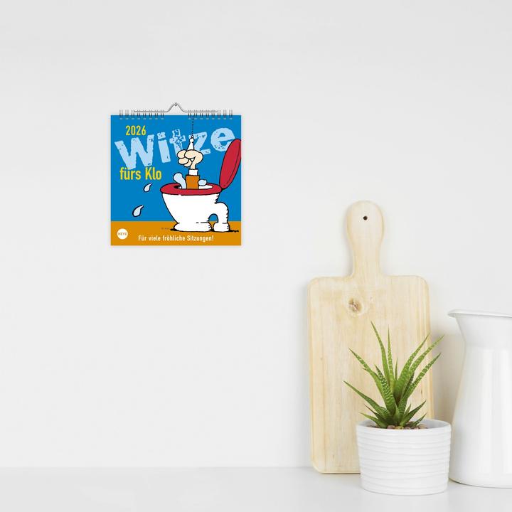 Produktbild Witze fürs Klo Kalender 2026 (Harter Einband, Deutsch)