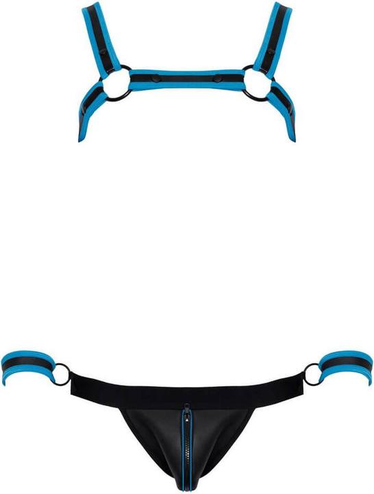 Actual product image Svenjoyment Men's Jock set black/blue M (M)
