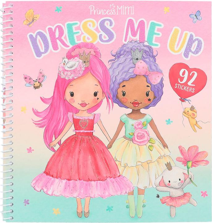 Produktbild Magni Depesche 12462 Princess Mimi Dress me up - Stickerbuch mit 24 Seiten zum Designen schicker Prinzessi