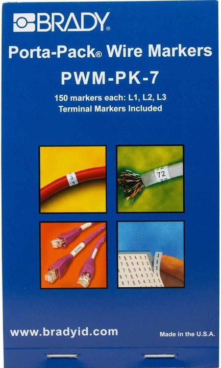 Produktbild Brady Porta-Pack Wire Marker Books