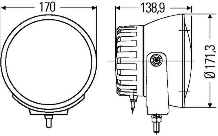 Image du produit Hella Phares longue portée au xénon pour ABARTH