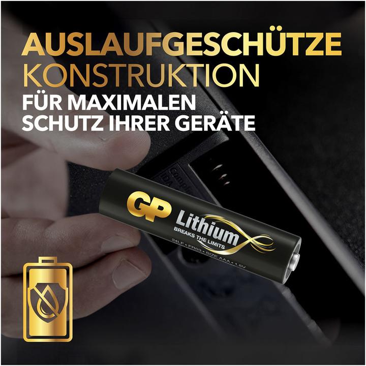 Immagine prodotto GP Batteries Excellent Lithium Micro (4 pz., AAA)