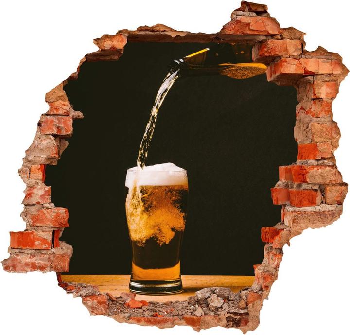 Image du produit Trenddeko 3D Bière fraîche (80 x 76 cm)