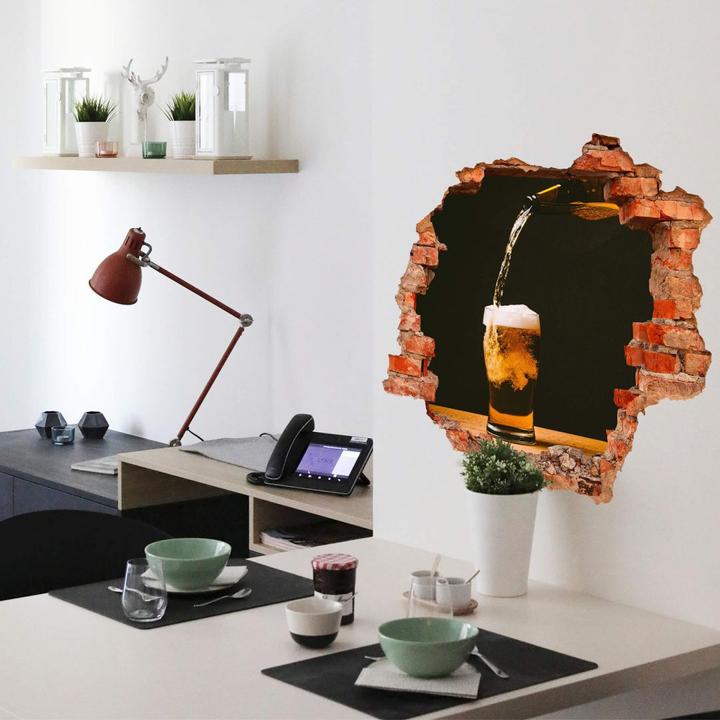 Image du produit Trenddeko 3D Bière fraîche (80 x 76 cm)