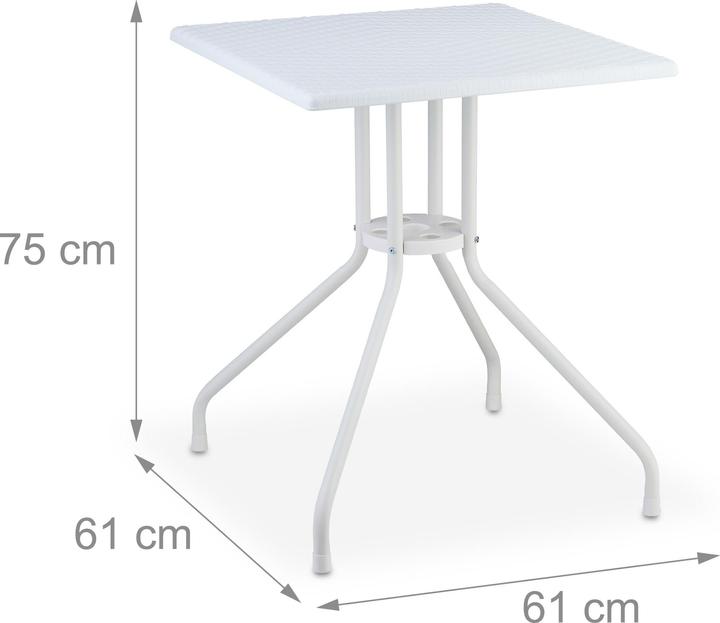 Actual product image Relaxdays Garden table (61 cm)