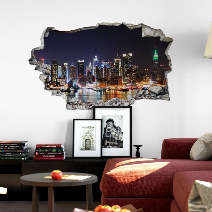 Produktbild Trenddeko 3D New York Skyline (120 x 73 cm)