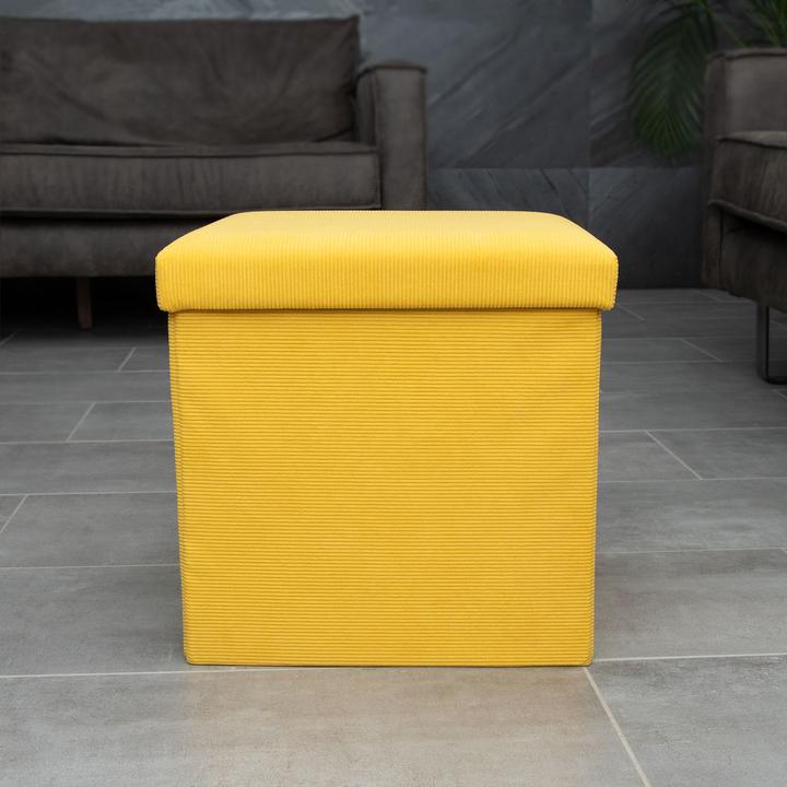 Produktbild Intirilife Faltbarer Sitzhocker mit Stauraum