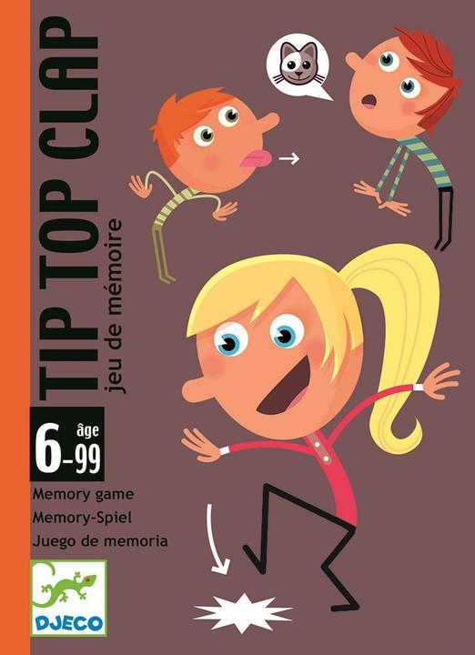 Image du produit Djeco Tip Top Clap! 8,5 x 11,7 x 2,8 cm (Allemand, Français, Italien, Anglais)