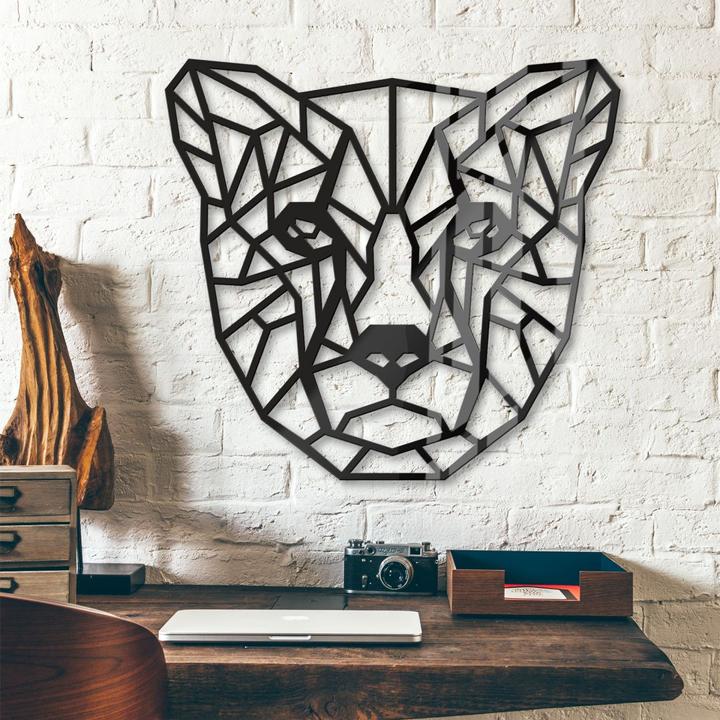 Produktbild Trenddeko Origami Gepard (60 x 56 cm)