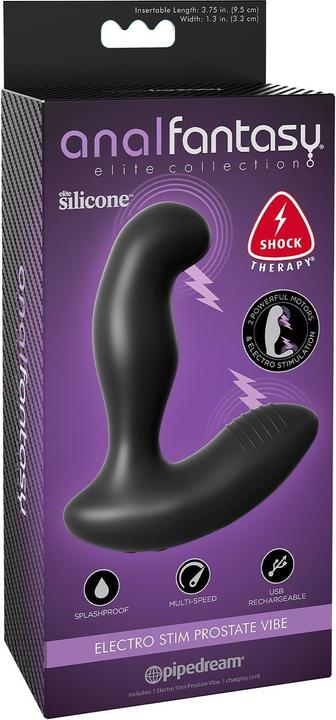 Actual product image Shots Anal Fantasy Elite Collection Electro Stim Prostate Vibe