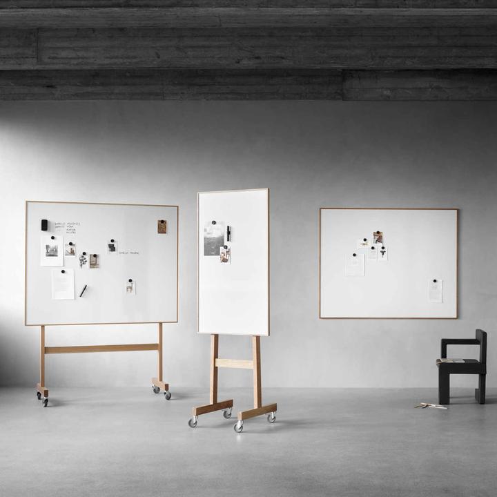 Actual product image Lintex Wood Mobile Whiteboard Writing Board (71 x 5 cm)
