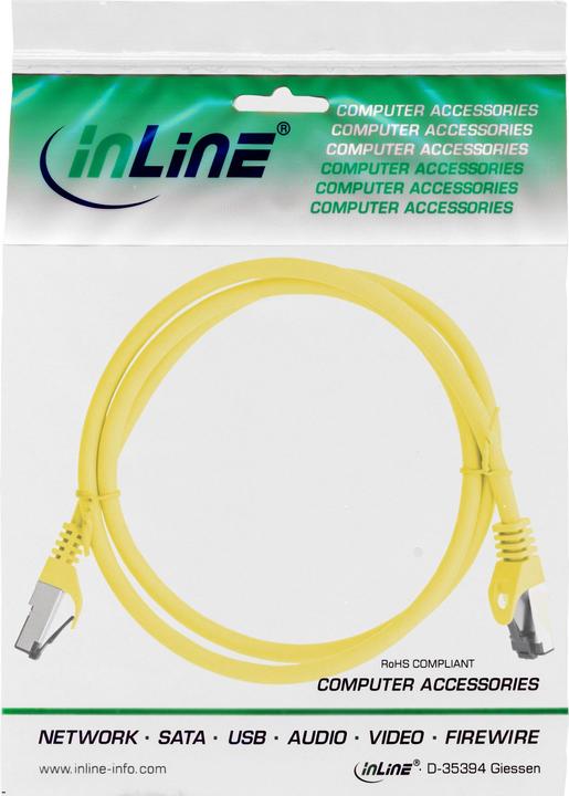 Produktbild InLine Netzwerkkabel (S/FTP, CAT8.1, 1 m)
