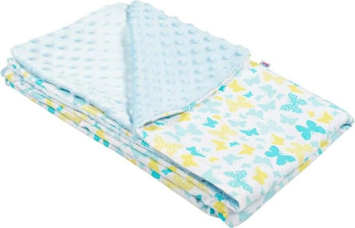 Produktbild New Baby Babydecke blau 80x102 cm (80 x 102 cm)
