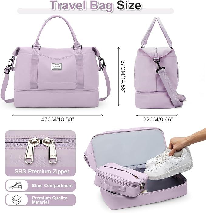 Immagine prodotto Only-Bags.Store 3 pezzi in viaggio con una borsa a mano grande, una borsa sportiva e un bagaglio impermeabile