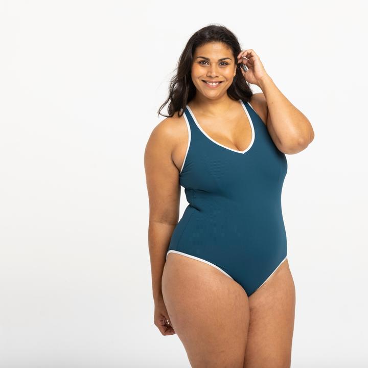 Image du produit Nabaiji Maillot de bain femme Virginia bleu foncé (M/L)