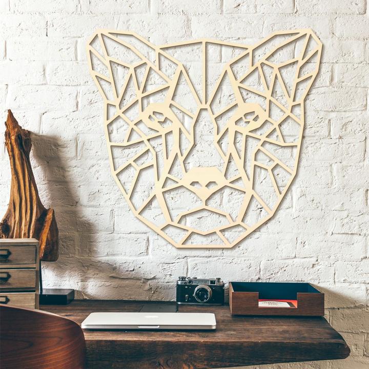 Produktbild Trenddeko Origami Gepard (60 x 56 cm)
