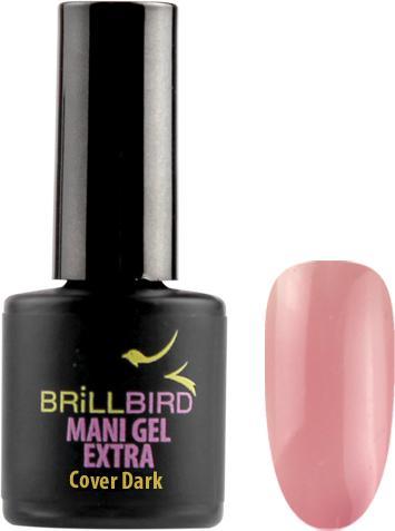Immagine prodotto BrillBird Gel Mani Extra 15ml Cover Dark (Copertina scura, Smalto per unghie effetto gel)
