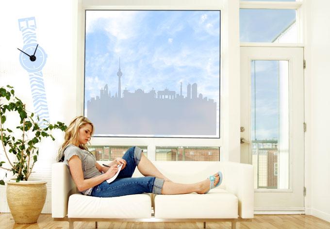 Produktbild Trenddeko Berlin Skyline (72 x 120 cm)