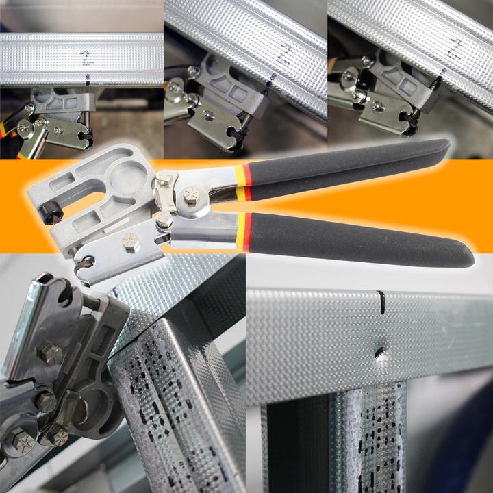 Produktbild XPOtool Profi Verbundzange 270mm Krimperzange Quetschzange Trockenbauzange (270 mm)