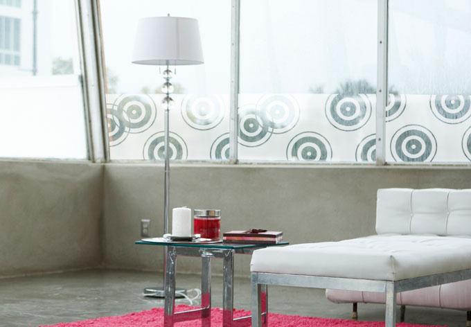 Produktbild Trenddeko Retro-Kreise (120 x 60 cm)
