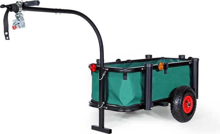 Wiltec Angelwagen mit Tasche Angel Trolley bis 50kg Bollerwagen Transportkarre