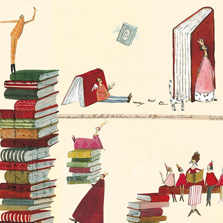 Image du produit Trenddeko Les rats de bibliothèque (100 x 2 cm)