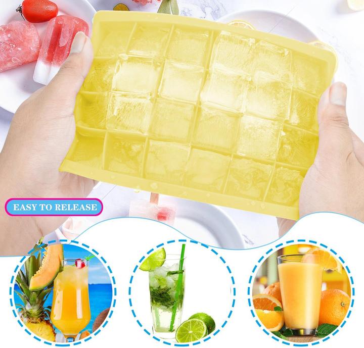 Produktbild Intirilife 2x Eiswürfelformen 2er Set à 24 Fächer