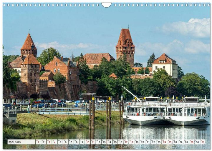 Actual product image Von Dresden bis Hamburg - die Elbe. (Wandkalender 2025 DIN A3 quer), Monatskalender (A3, German)