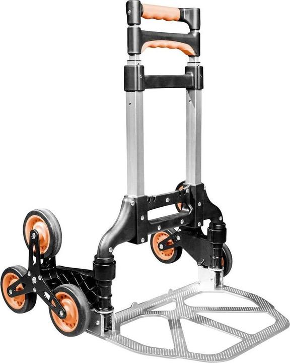 Actual product image Mannesmann M00946 Folding stair truck Steel, plastic Load capacity (max (80 kg)