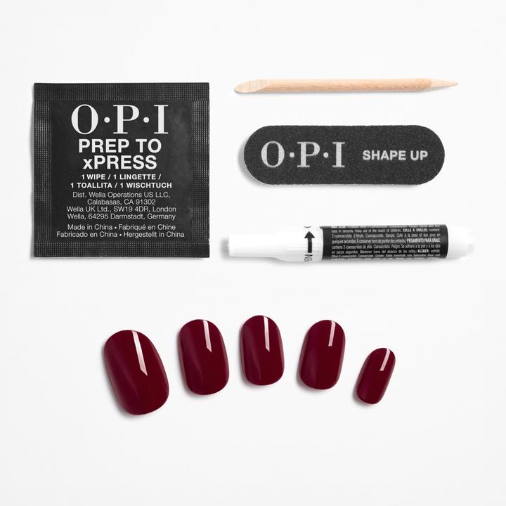 Actual product image OPI Xpress/On Nail Art (Artificial nails, Red)
