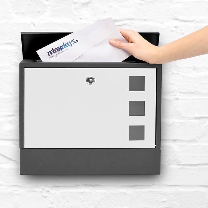 Actual product image Relaxdays Mailbox