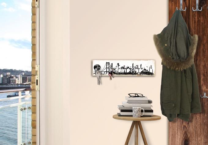 Produktbild Trenddeko Istanbul Skyline (40 x 10 cm)