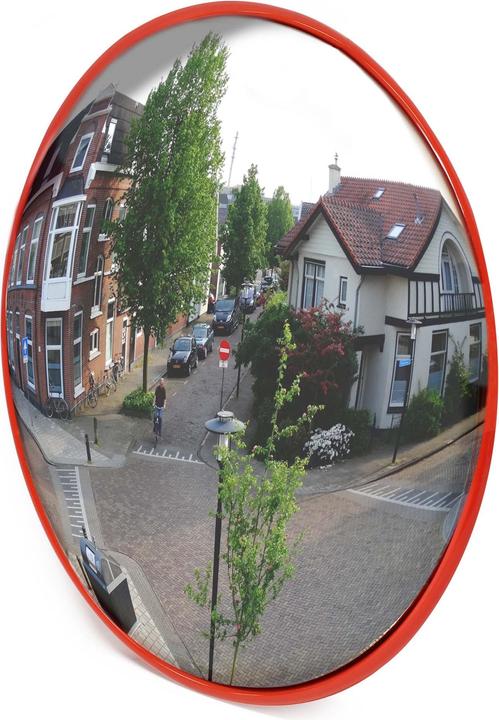 Wiltec Safety mirror 60cm surveillance mirror panoramic mirror traffic mirror (Ø 60 cm)