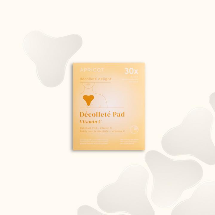 Actual product image Apricot Reusable Decolleté Pad Vitamin C “décolleté delight”
