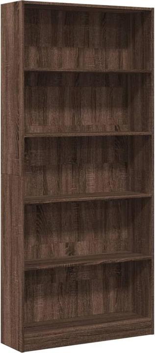 Produktbild VidaXL Bücherregal Regal Standregal Büroregal Aktenregal Braun Eichen-Optik (80 x 24 x 176 cm)