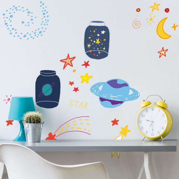 Produktbild Trenddeko Illustration Galaxien im Glas (50 x 31 cm)