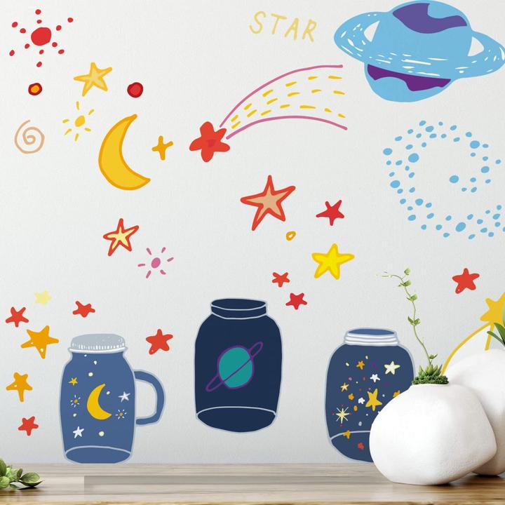Produktbild Trenddeko Illustration Galaxien im Glas (50 x 31 cm)