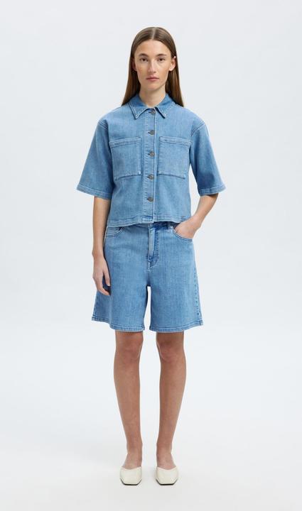 Immagine prodotto Selected Femme Denim Kurzarmhemd (40)