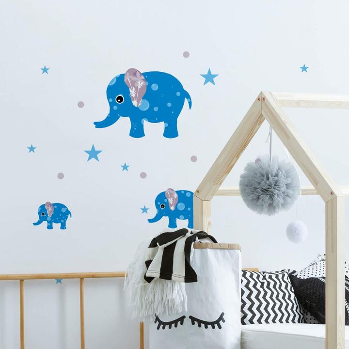 Immagine prodotto Trenddeko Set di elefanti modello (47 x 70 cm)