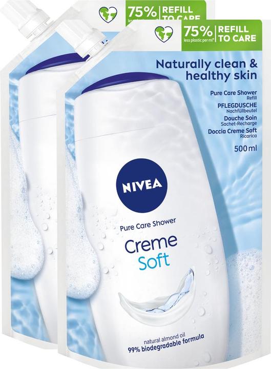 NIVEA Pflegedusche Creme Soft Refill DUO (1000 ml)