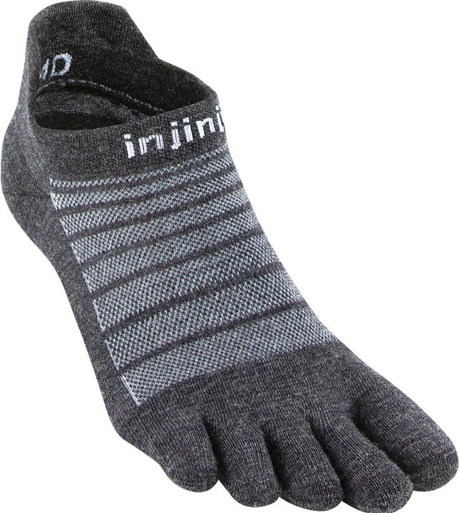 Injinji Run NUwool No-Show Slate