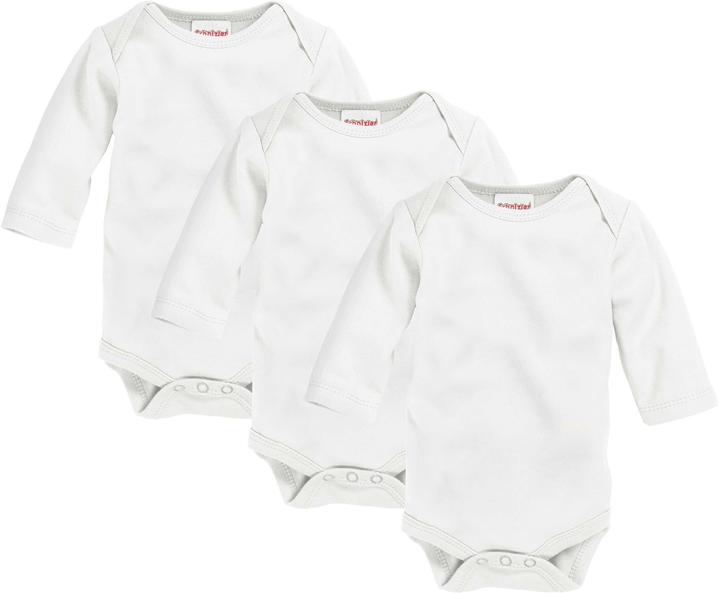 Schnizler Body 1/1-Arm 3er Pack uni weiss